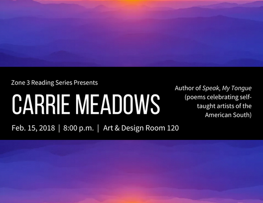 Carrie Meadows Poetry Reading