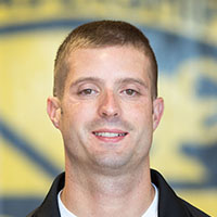 Joshua Russell poses for photo in Memorial Health Building