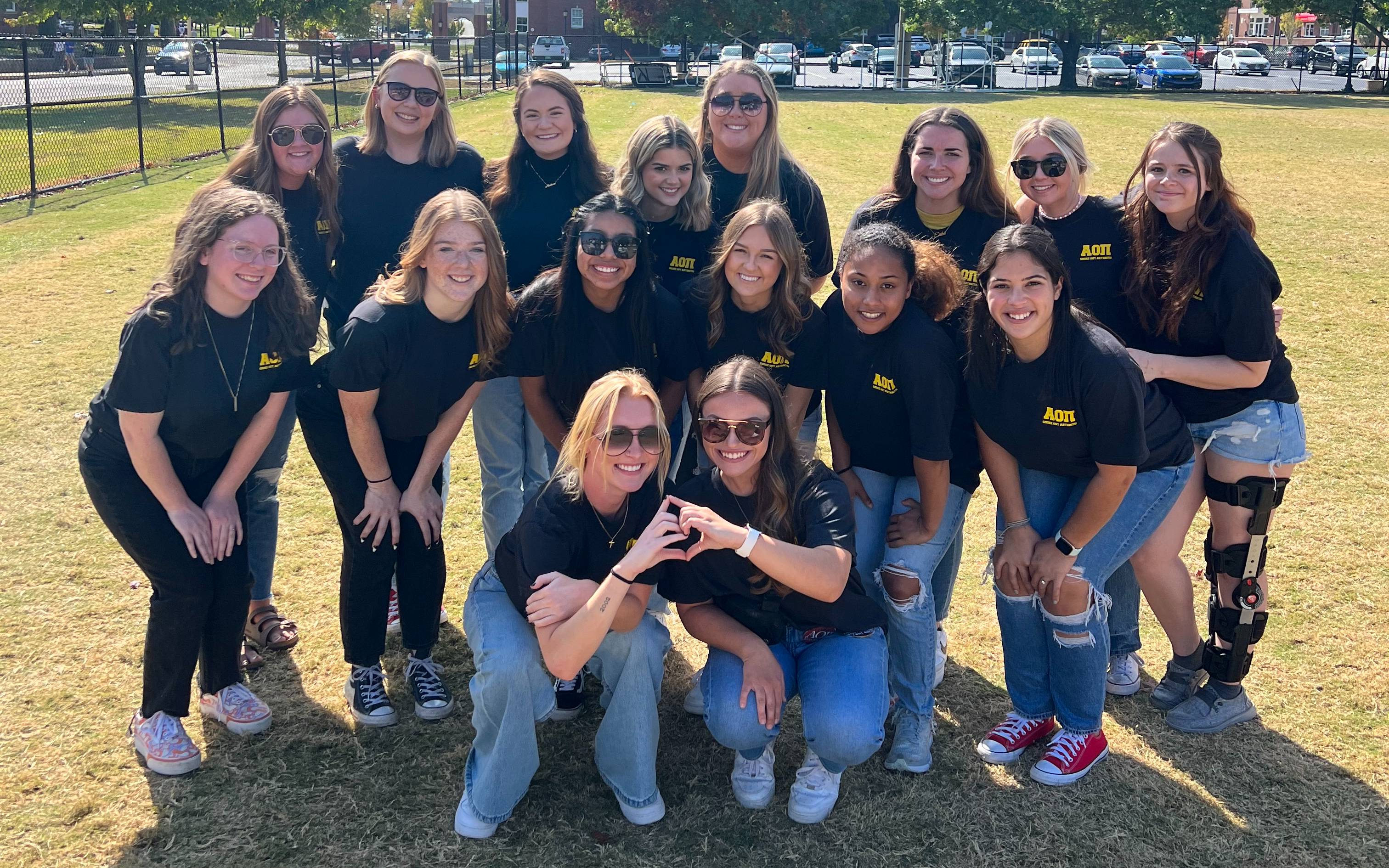 AOPi's at Yearly Philanthropy Event