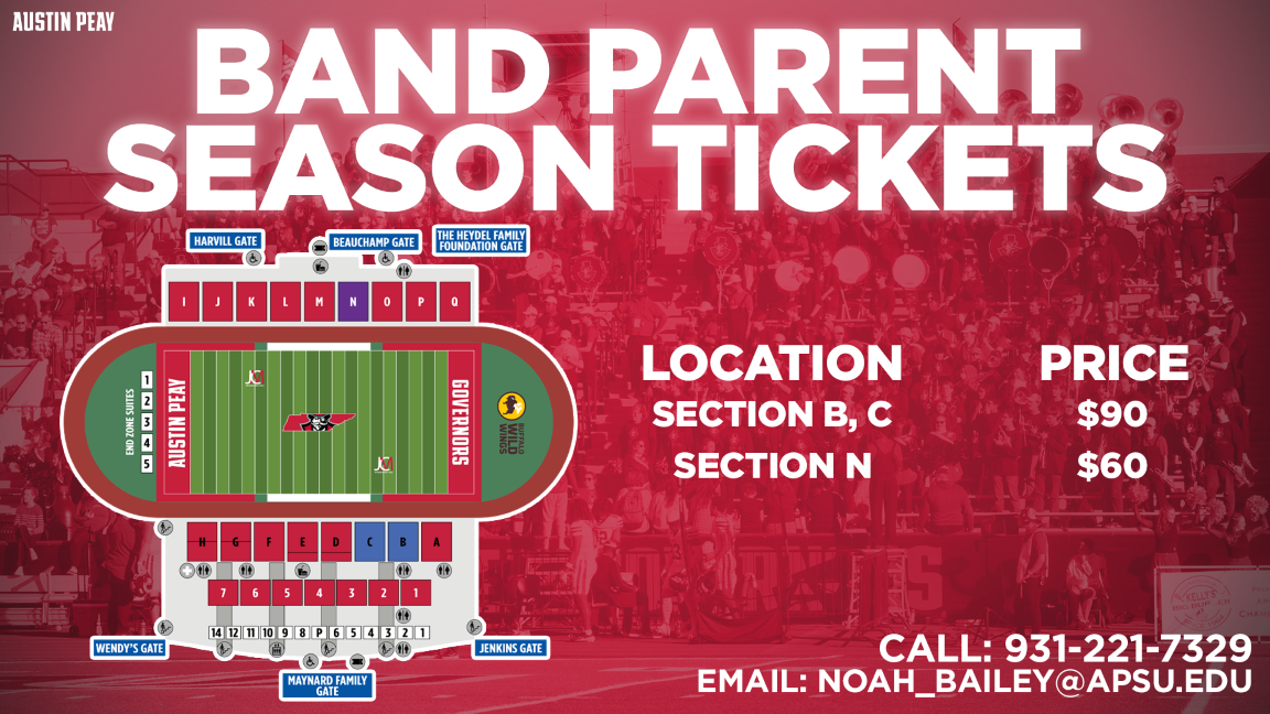 Parent Season Ticket Information