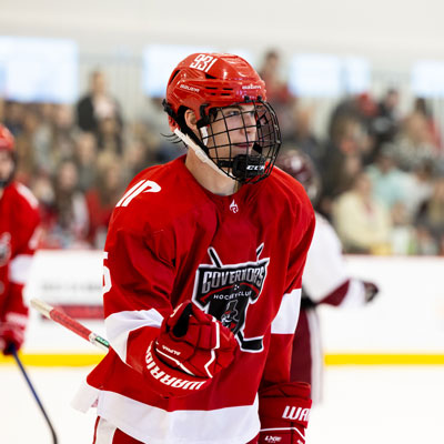 Hockey player on the ice