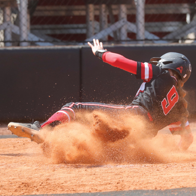 Softball athlete