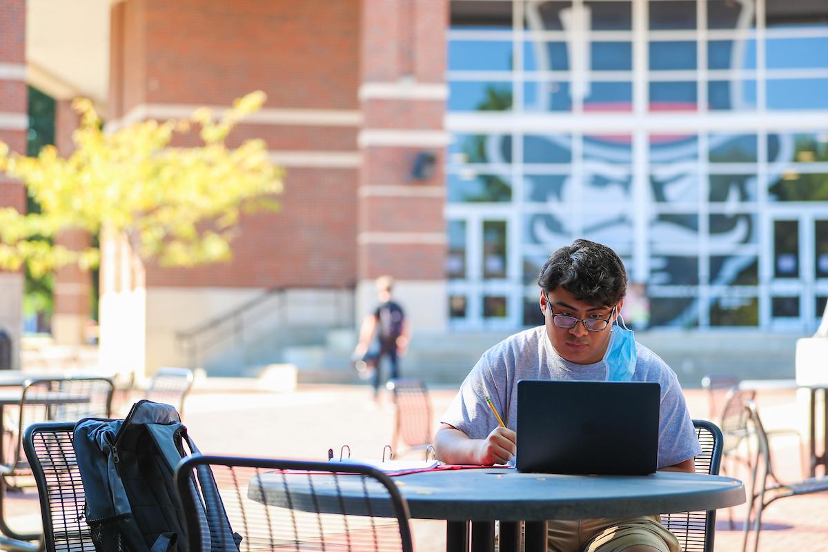 Monday was a big day for APSU because, for the first time since March, students were on campus, going to class, studying in the AP Bowl and eating at the Morgan University Center. The University was back in class!