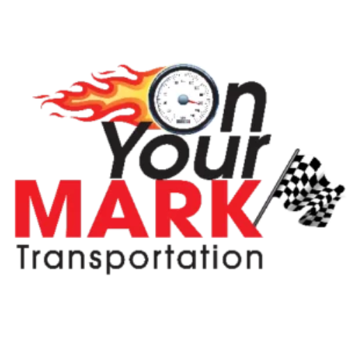 On Your Mark Transportation Logo