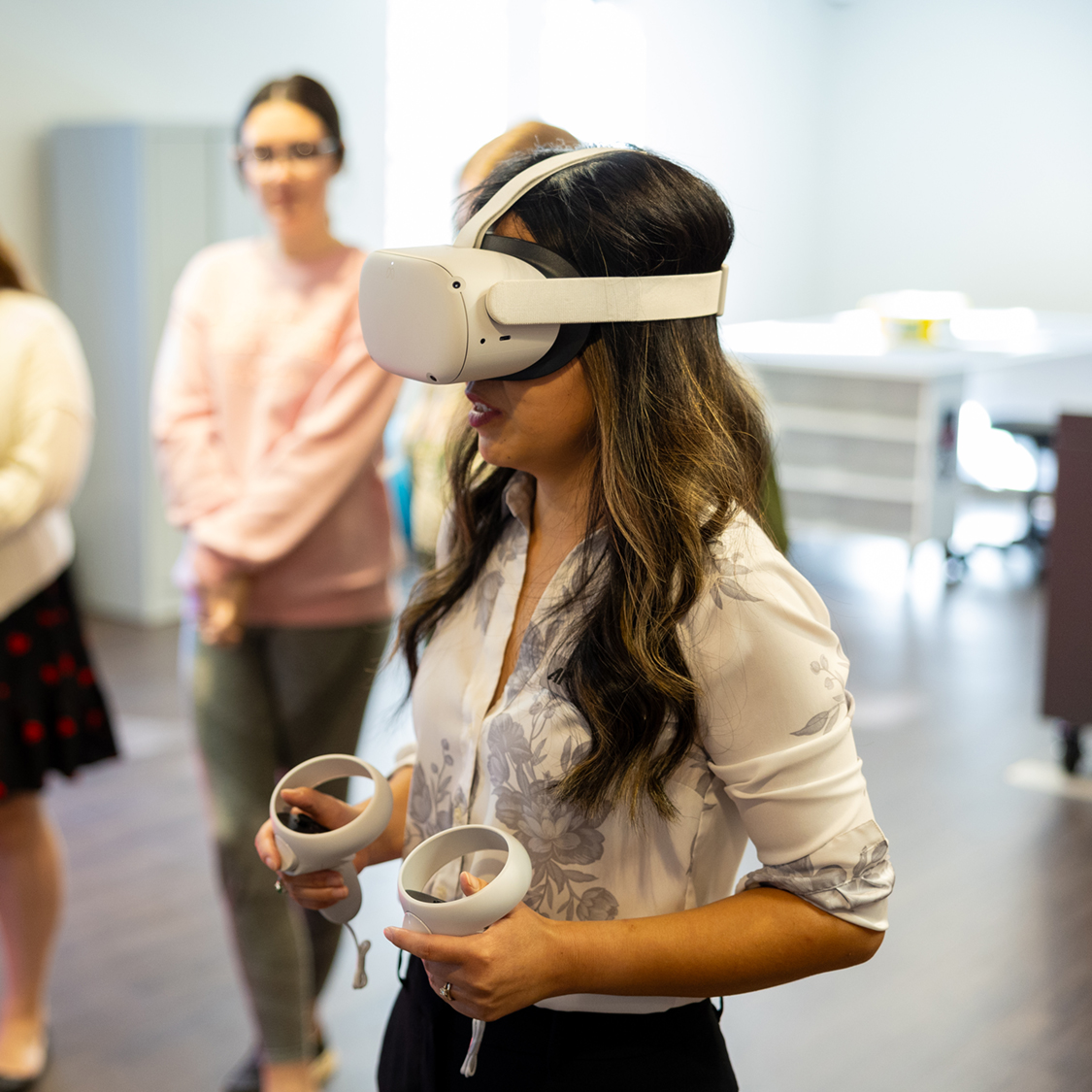 Virtual Reality Headset in Ed Tech Studio