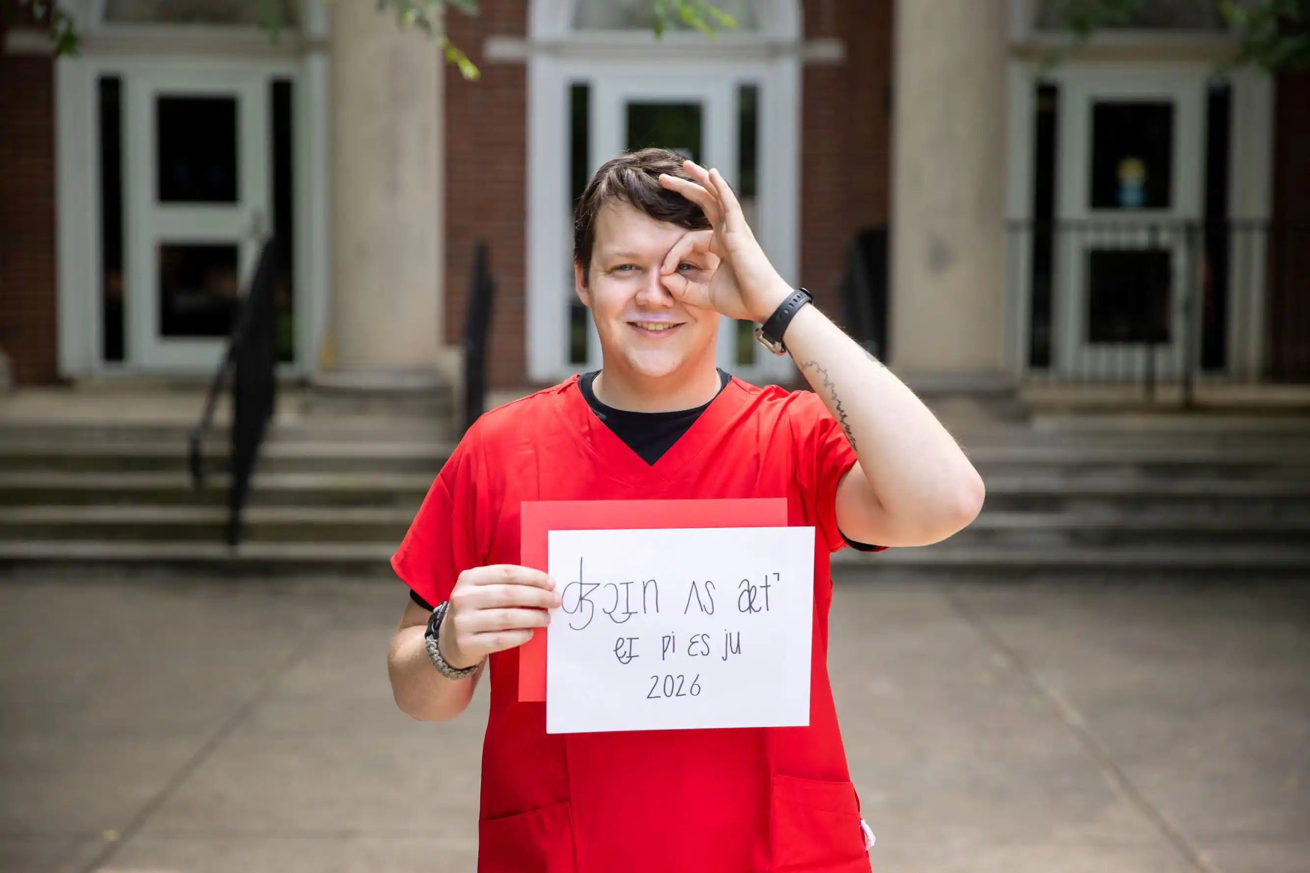 Photo showing student with MSLP 2026