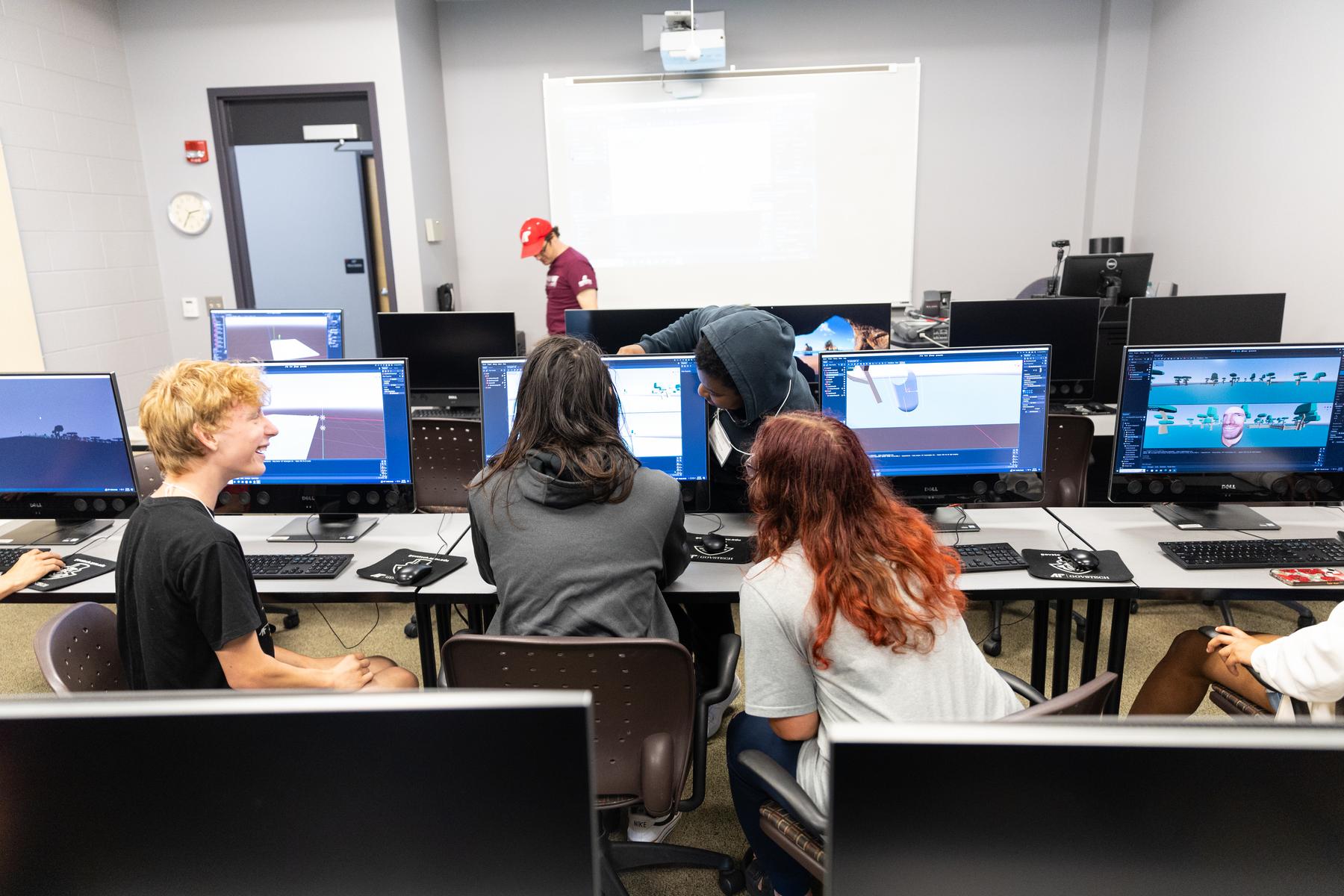 The camps were led by Austin Peay computer science bachelor’s and master’s level students, under the guidance of APSU professors. They were hosted in the university's state-of-the-art computer labs, with all equipment provided.