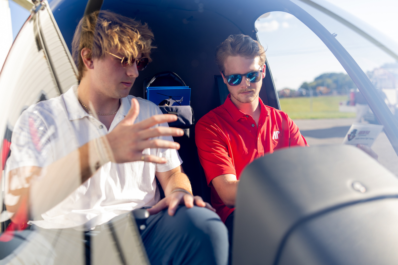 For APSU students Ben and Jacob Sierakowski, the rotor wing program's hands-on approach is a major benefit.