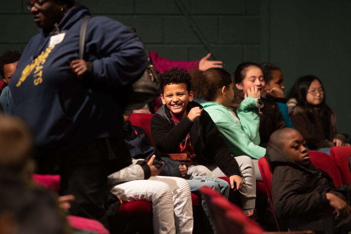 Eighty-four Kenndy's Kid students from Barkers Mill Elementary attended "Charlotte's Web" at the Roxy Regional Theatre. CECA paid for the tickets and transportation.