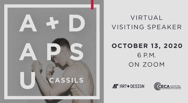 The Department of Art + Design, with support from The Center of Excellence for the Creative Arts, is pleased to host internationally recognized artist, Cassils, to continue and incredible 2020-21 CECA Visiting Artist Speaker Series season.  “I am so excited to be able to host Cassils at Austin Peay,” said Michael Dickins, chair of the Visiting Artist Speaker Committee. “Cassils is such a powerhouse artist and has gained international recognition for a rigorous engagement with the body as a form of social sculpture. Their work is challenging, engaging and deeply personal, and has always dealt with what it means to be human. Their recent work puts a spotlight on human rights and immigration.”  Cassils’ free lecture will be via Zoom at 6 p.m. Tuesday, Oct. 13. Registration is required at https://bit.ly/2GP74yq.  “Cassils was scheduled to visit campus last April as part of our 2019-20 season, but due to COVID, the event was rescheduled for this season and is now being held virtually,” Dickins continued. “Though I always enjoy bringing these artists to Clarksville, I am excited to be able to open up our renowned speaker series to the rest of the world. Hosting the artist talks via Zoom webinar, we are no longer limited by the seats in the lecture hall. All of our events have always been free and open to the public – now we’ll be reaching a larger audience.”  Cassils will also visit Art + Design’s senior capstone class to discuss professional development on Oct. 14 via Zoom. This will be a unique opportunity for our students to directly engage with nationally recognized artists.  Cassils is a transgender artist who makes their body the material and protagonist of their performances. Cassils’ art contemplates the history of LGBTQI+ violence, representation, struggle and survival. Cassils’ work investigates historical contexts to examine the present moment.  Drawing on conceptualism, feminism, body art, gay male aesthetics, Cassils forges a series of powerfully trained bodies for different performative purposes. It is with sweat, blood, and sinew that Cassils constructs a visual critique around ideologies and histories.  Cassils’ work spans the world  Recent solo exhibitions include Perth Museum of Contemporary Art, Perth, Australia; The Station Museum of Contemporary Art, Dallas, Texas; Ronald Feldman Fine Arts, New York; Bemis Center for Contemporary Art, Omaha, Nebraska; Pennsylvania Academy of Fine Arts, Philadelphia, Pennsylvania; MU Eindhoven, Netherlands; and Trinity Square Video, Toronto, Canada.  Cassils’ work has been featured as key art for blockbuster group exhibitions at MASS MoCA, North Adams, Massachusetts; Museum of Contemporary Art Tucson, Arizona; Oakland Museum of California, California; Kunstpalais, Erlangen, Germany;  MUCEM, Marseille, France; Deutsches Historisches Museum and the Schwules Museum, Berlin, Germany; MUCA Roma, Mexico City, Mexico; Yerba Buena Center for the Arts, San Francisco, California; Los Angeles Contemporary Exhibitions, Los Angeles; Utah Museum of Contemporary Art, Salt Lake City, Utah; and Museo de Arte y Diseño Contemporáneo, San José, Costa Rica.  Cassils’ performances have been featured at The Broad, Los Angeles; The National Theatre, London; ANTI Contemporary Performance Festival, Kuopio, Finland; Wiener Festwochen, Vienna, Austria; Dark Mofo, MONA, Hobart, Tasmania; and Queer Zagreb, Zagreb, Croatia.  Cassils’s films have premiered at Sundance International Film Festival, Park City, Utah; OUTFest, Los Angeles; Institute for Contemporary Art, London;  Museu da Imagem e do Som, São Paulo, Brazil; International Film Festival Rotterdam, The Netherlands; M+, at West Kowloon, Hong Kong, China; and Outsider Festival, Austin, Texas, for Early Career Retrospective: Cassils.  Cassils is the recipient of the USA Artist Fellowship, Guggenheim Fellowship, the inaugural ANTI Festival International Prize for Live Art, California Community Foundation Grant, Creative Capital Award and Visual Artist Fellowship from the Canada Council of the Arts.   Cassils’ work has been featured in The New York Times, Wired, The Guardian, Art Forum, and academic journals such as Performance Research, TDR: The Drama Review, TSQ: Transgender Studies Quarterly, QED: A Journal in GLBTQ Worldmaking, Places Journal, and October.  Cassils was the subject of the monograph Cassils, published by MU Eindhoven in 2015; and is the subject of a forthcoming monograph published by The Station Museum of Contemporary Art. They are represented by Ronald Feldman Gallery, NYC.  Cassils is based in Los Angeles.  To learn more  For more on Cassisls and their work, visit www.cassils.net.  For more on this lecture, contact Dickins at dickinsm@apsu.edu.  For future CECA Visiting Artist Speaker Series events, visit https://www.apsu.edu/art-design/exhibitions-speakers/visiting-artists.php.  All events are free and open to the public.