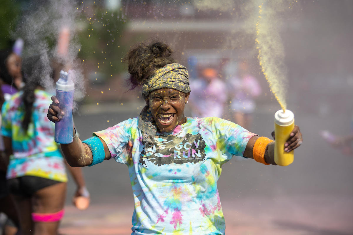 The Gov Run is a 3 p.m. color run Sunday, Aug. 25, at the intramural field on campus.