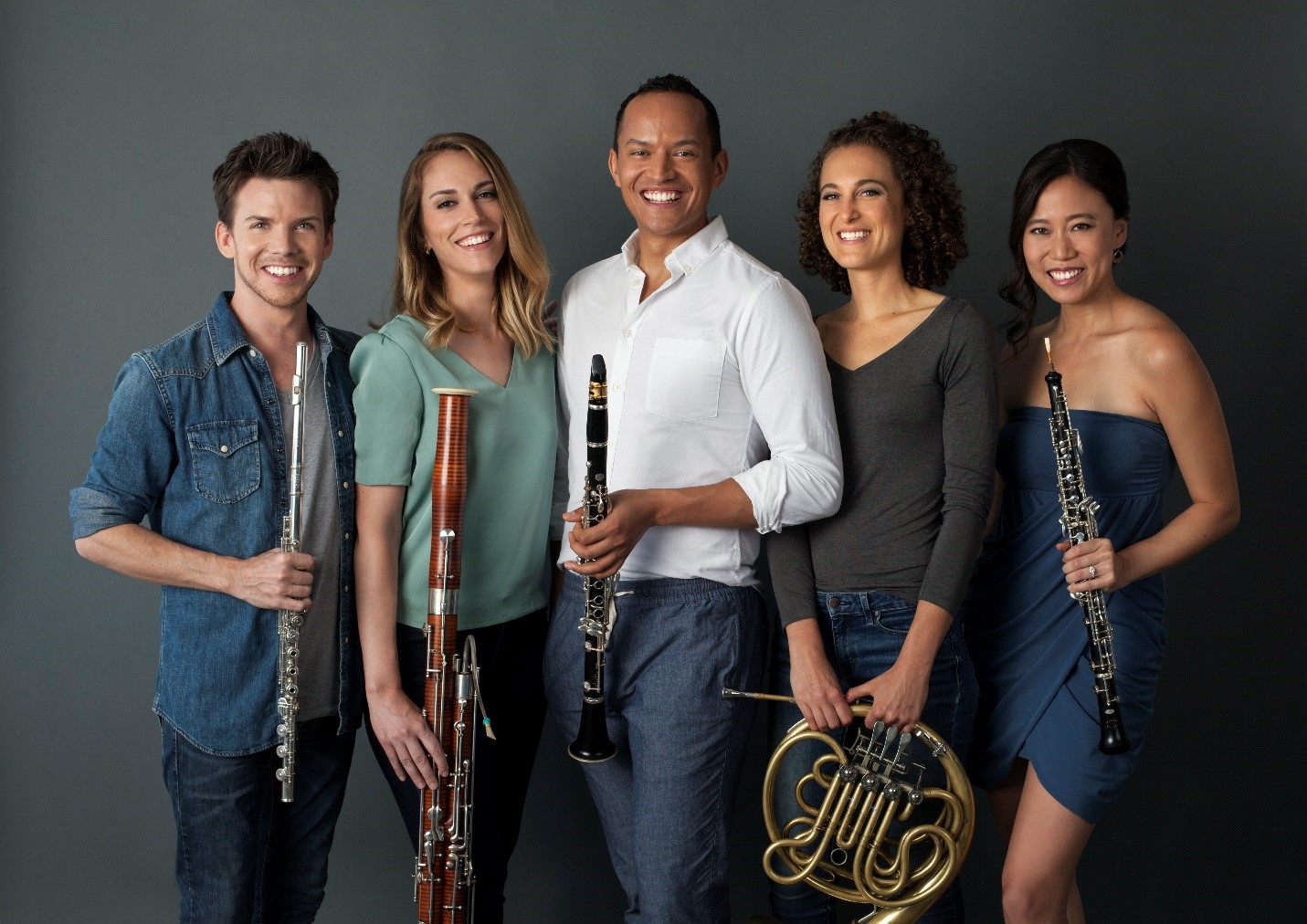 The Clarksville Community Concert Association’s 70th anniversary season continues with a concert by WindSync, an award-winning wind quintet, at 7:30 p.m. Friday, Nov. 12, in the George and Sharon Mabry Concert Hall, at the corner of Marion and Eighth streets at Austin Peay State University.
