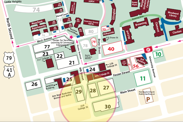 Austin Peay State University Campus Map - Dorisa Josephina