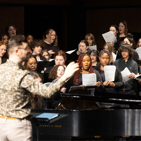 Group photo of choir