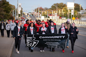 Student Athlete Advisory Committie Unity Walk