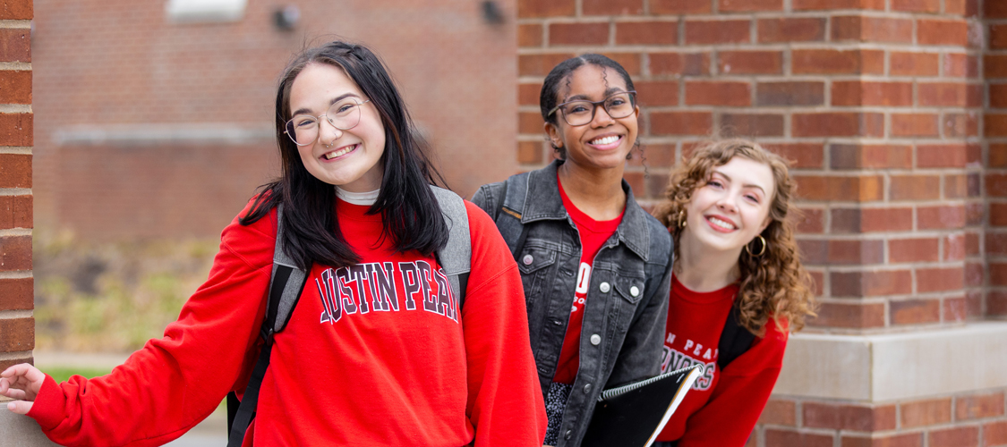 Students on campus